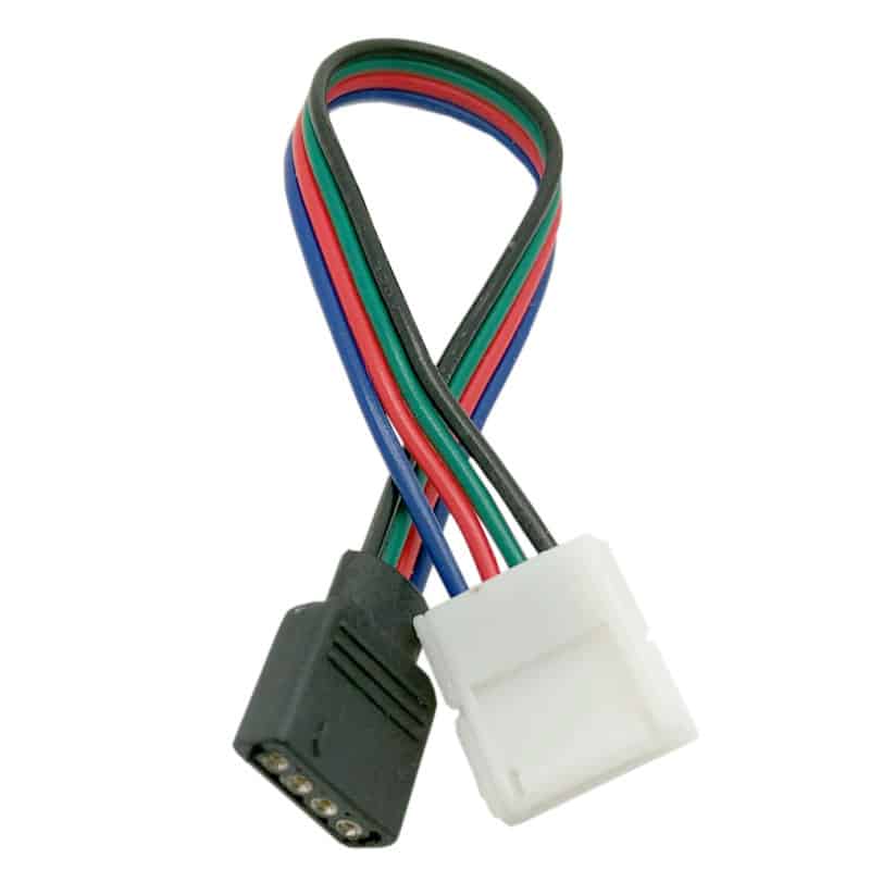 10mm RGB 5050 Ribbon Power To Female Pins