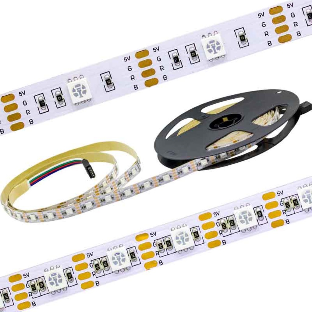 5v RGB LED Strip Ribbon 5M (60 LEDs per Meter)